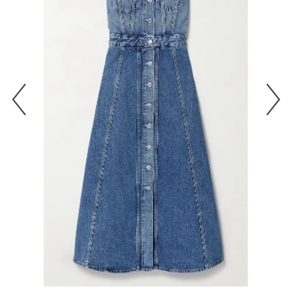 Citizens Of Humanity Blue Denim Idalene Maxi Dress - Picture 15 of 15
